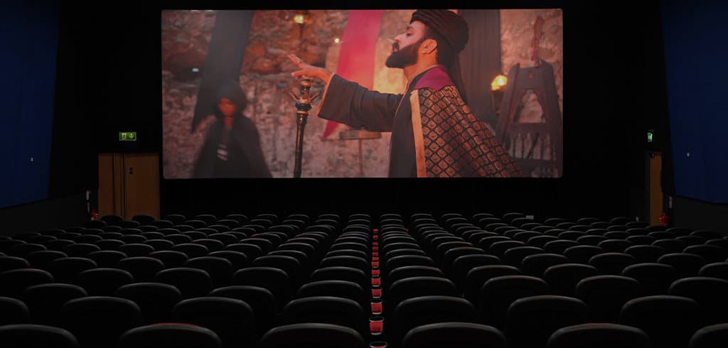 Cinema booking backdrop